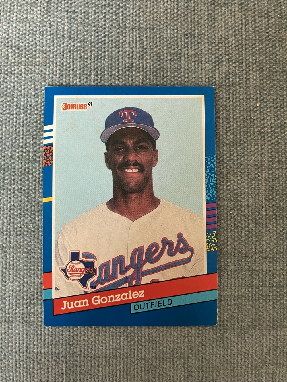 1991 Donruss Texas Rangers Baseball Card Trading Card